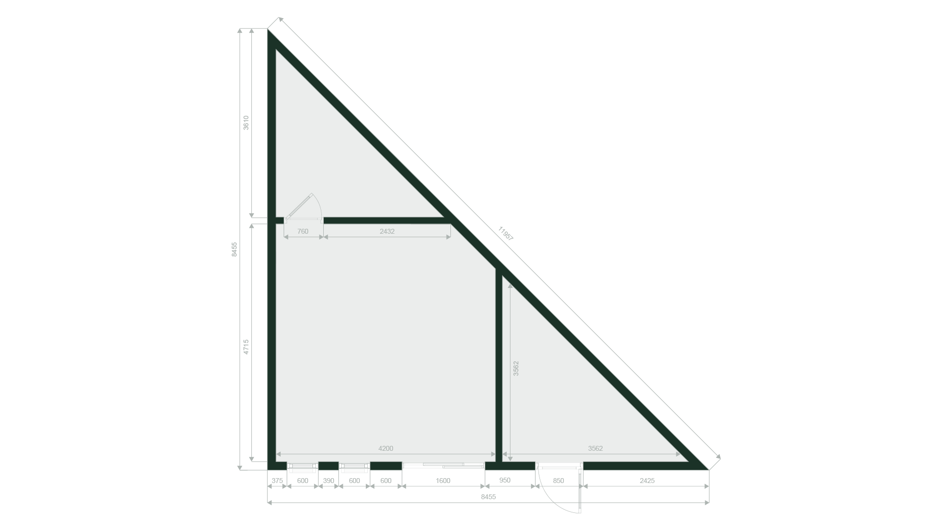 Biuda Triangle Triangle Office - MM Eco Build Construction